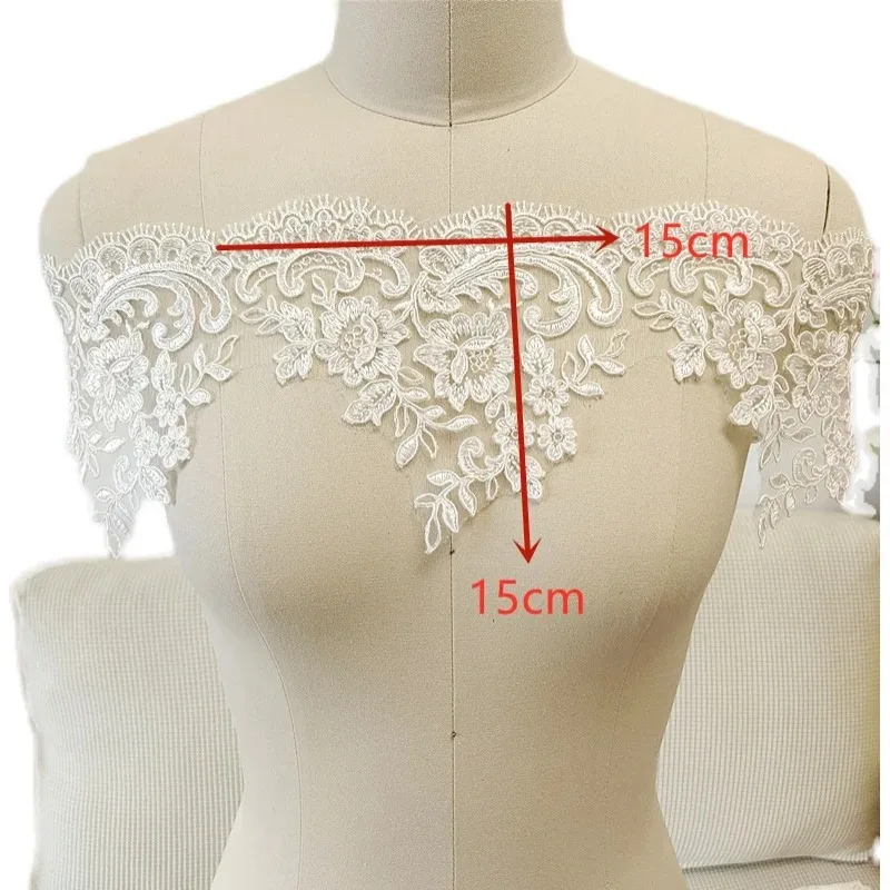 3Yard New Embroidered Lace Small Floral DIY Accessories Retro Boned for Wedding Dresses Costumes Curtains Tablecloths, 15cm Wide
3Yard New Embroidered Lace Small Floral DIY Accessories Retro Boned for Wedding Dresses Costumes Curtains Tablecloths, 15cm Wide