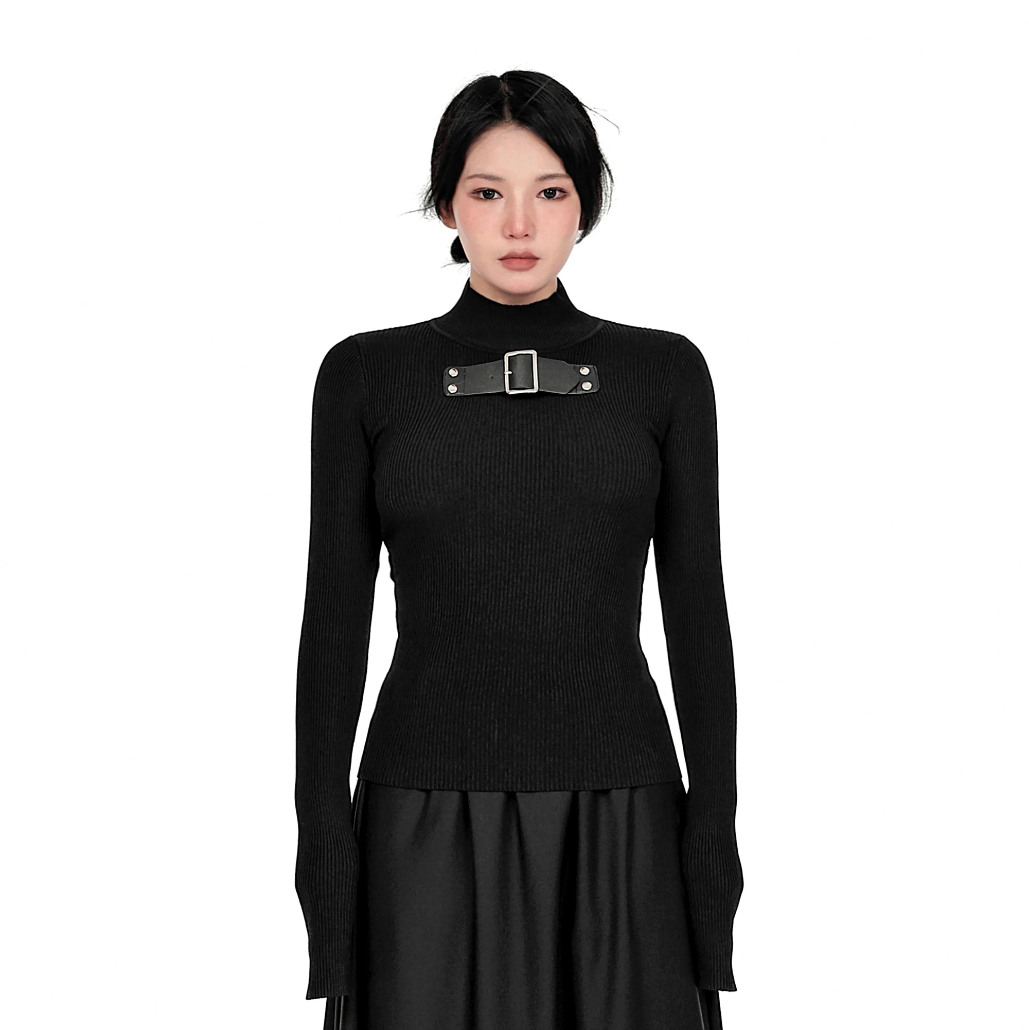 YUBABY Slim Fit High Collar Knitwear Belt Buckle Cool Base Layer Polyester Fiber Street Style Long Sleeve Overhead Regular Le...
YUBABY Slim Fit High Collar Knitwear Belt Buckle Cool Base Layer Polyester Fiber Street Style Long Sleeve Overhead Regular Le...