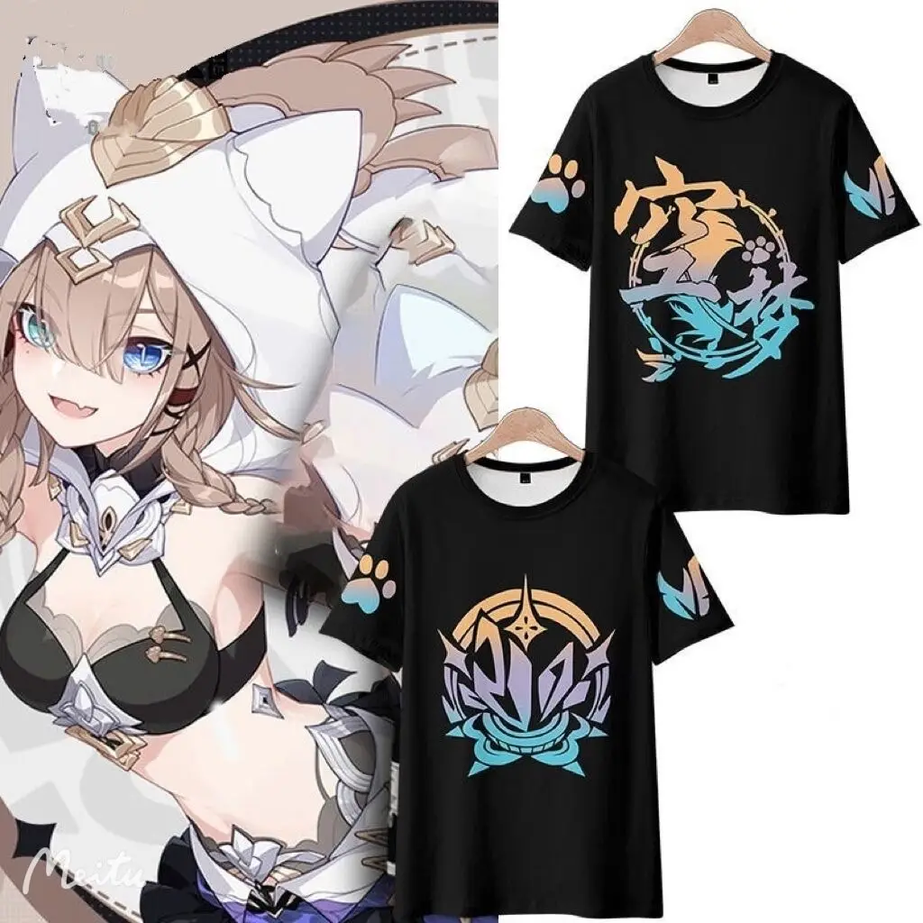 Футболка с 3D-принтом Honkai Impact 3 Pardofelis SP, летняя модная Популярная Игровая уличная одежда с круглым вырезом и коротким рукавом
Футболка с 3D-принтом Honkai Impact 3 Pardofelis SP, летняя модная Популярная Игровая уличная одежда с круглым вырезом и коротким рукавом