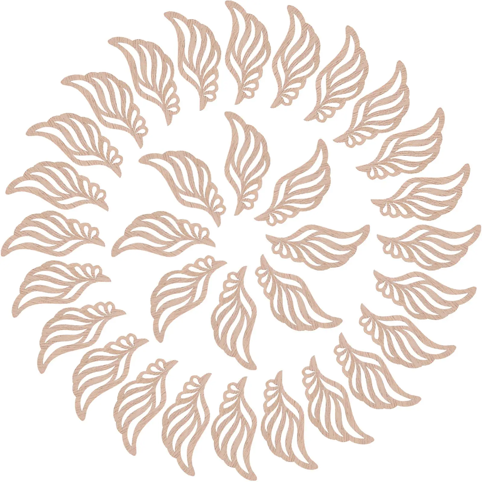 50pcs Angel Wings Wood Pieces Natural Finish Craft Supplies Wooden Cutouts for DIY Projects Unfinished Wood Chips
50pcs Angel Wings Wood Pieces Natural Finish Craft Supplies Wooden Cutouts for DIY Projects Unfinished Wood Chips
