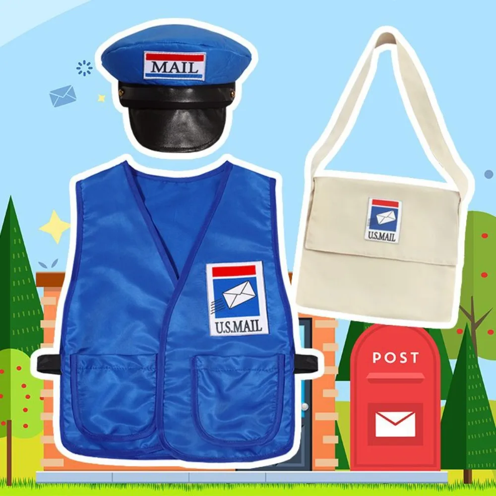 New Children's Day Costumes Postman and Courier Role-play Costumes Stage Performance Costumes Cosplay Costumes
New Children's Day Costumes Postman and Courier Role-play Costumes Stage Performance Costumes Cosplay Costumes