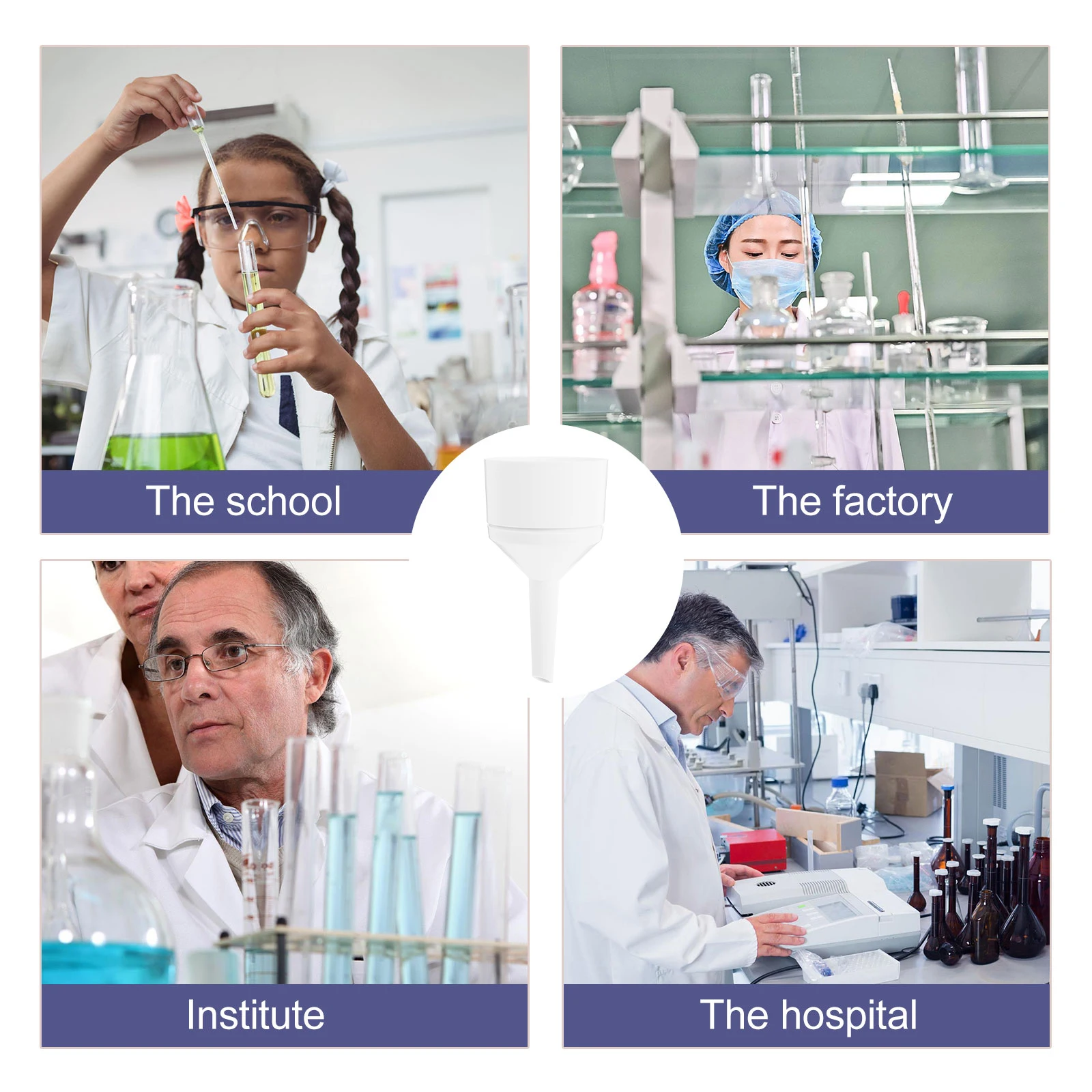 Laboratory Plastic Funnel 125Mm Suitable for Chemical Experiments Filtration Under Negative Pressure Sturdy and Reusable Filter
Laboratory Plastic Funnel 125Mm Suitable for Chemical Experiments Filtration Under Negative Pressure Sturdy and Reusable Filter