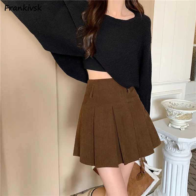 S-5XL Skirts Women Solid All-match Y2k Students Elegant Trendy Retro Korean Style Leisure Streetwear Simple Popular Youthful
S-5XL Skirts Women Solid All-match Y2k Students Elegant Trendy Retro Korean Style Leisure Streetwear Simple Popular Youthful