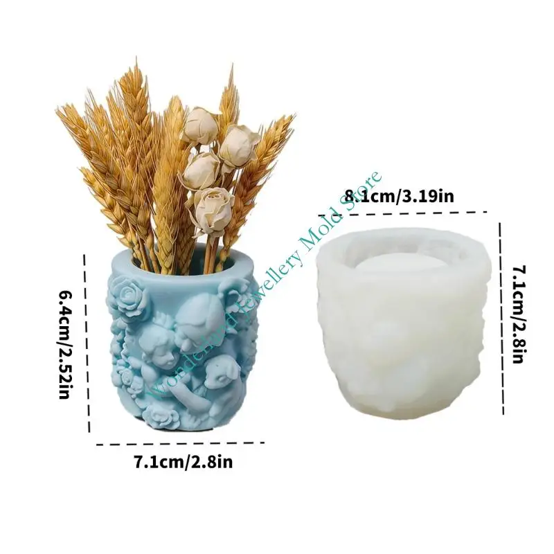 Silicone Mold For Making Decorative Flower Pots And Candles Holders With Intricate Floral Relief Design Perfect For Resin Art
Silicone Mold For Making Decorative Flower Pots And Candles Holders With Intricate Floral Relief Design Perfect For Resin Art