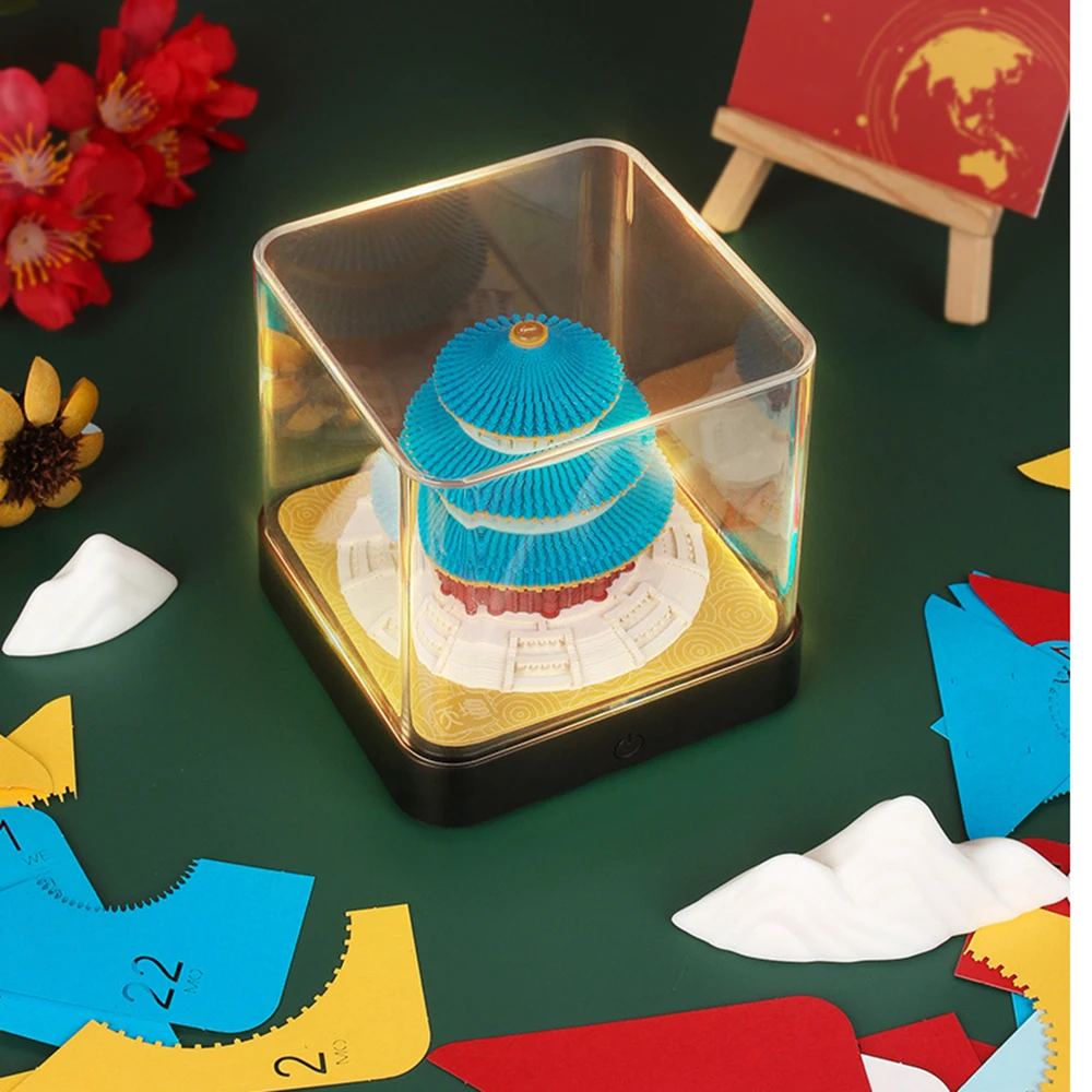 3D Yellow Cranes Towers/Temple Of Heaven Calendar For 2024 Paper Carving Arts Decor For Bedroom
3D Yellow Cranes Towers/Temple Of Heaven Calendar For 2024 Paper Carving Arts Decor For Bedroom