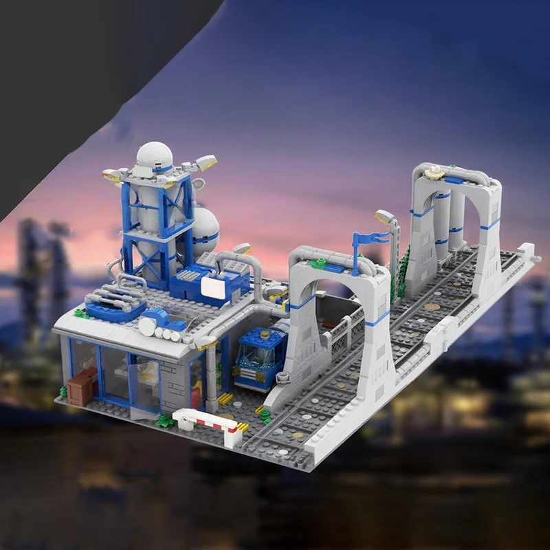 1240pcs MOC Industrial Building Bio Reactor At Tracks Trains City Train Model Blocks Construction Toys Christmas Gifts Education
1240pcs MOC Industrial Building Bio Reactor At Tracks Trains City Train Model Blocks Construction Toys Christmas Gifts Education
