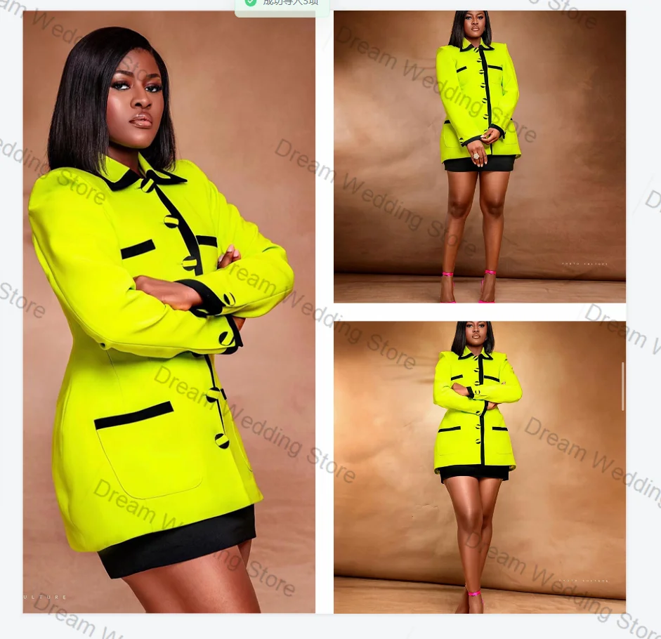 Yellow Women Suit Set 2 Pcs Long Robe Blazer+Pants Trousers Formal Office Lady Jacket Customized Autumn Wedding Tuxedos Coat
Yellow Women Suit Set 2 Pcs Long Robe Blazer+Pants Trousers Formal Office Lady Jacket Customized Autumn Wedding Tuxedos Coat