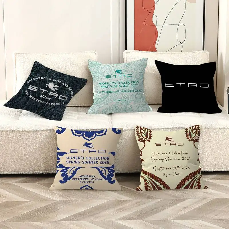 Brand E-Etro-S Pillow Cover for Bedroom Room and Living Room Sofa Decorative Cushion Cover
Brand E-Etro-S Pillow Cover for Bedroom Room and Living Room Sofa Decorative Cushion Cover