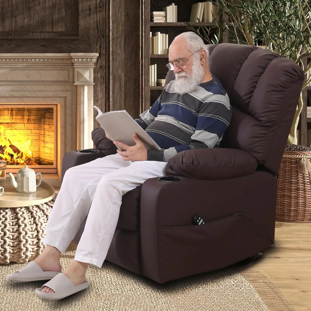 Power Lift Recliner Electric Lift Massage Recliner Chairs with Heat, Large Shell Faux Leather Backrest Lift Chair Recliners for
Power Lift Recliner Electric Lift Massage Recliner Chairs with Heat, Large Shell Faux Leather Backrest Lift Chair Recliners for