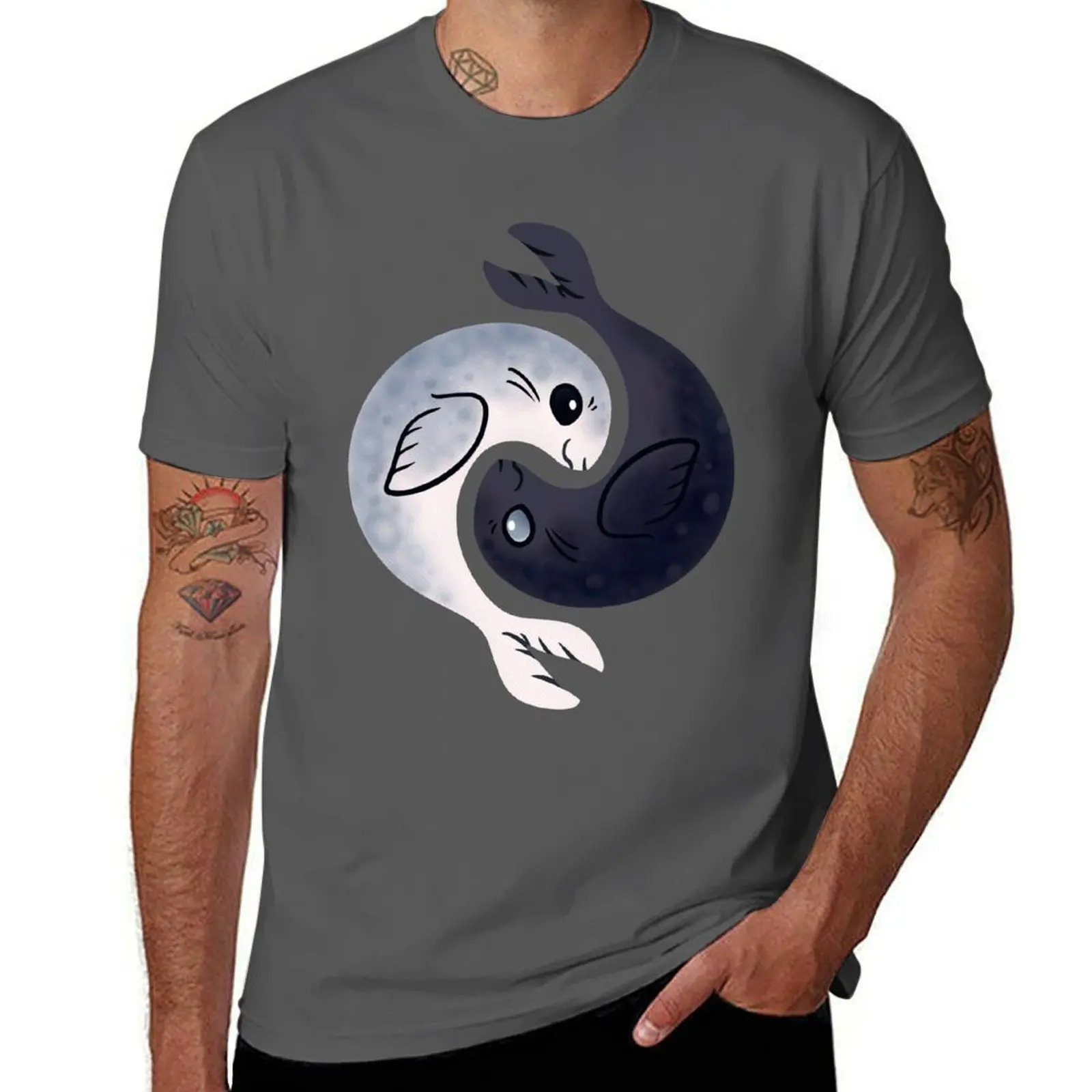 Yang Yin Seals T-Shirt Work Outdoor T-Shirt for Men
Yang Yin Seals T-Shirt Work Outdoor T-Shirt for Men