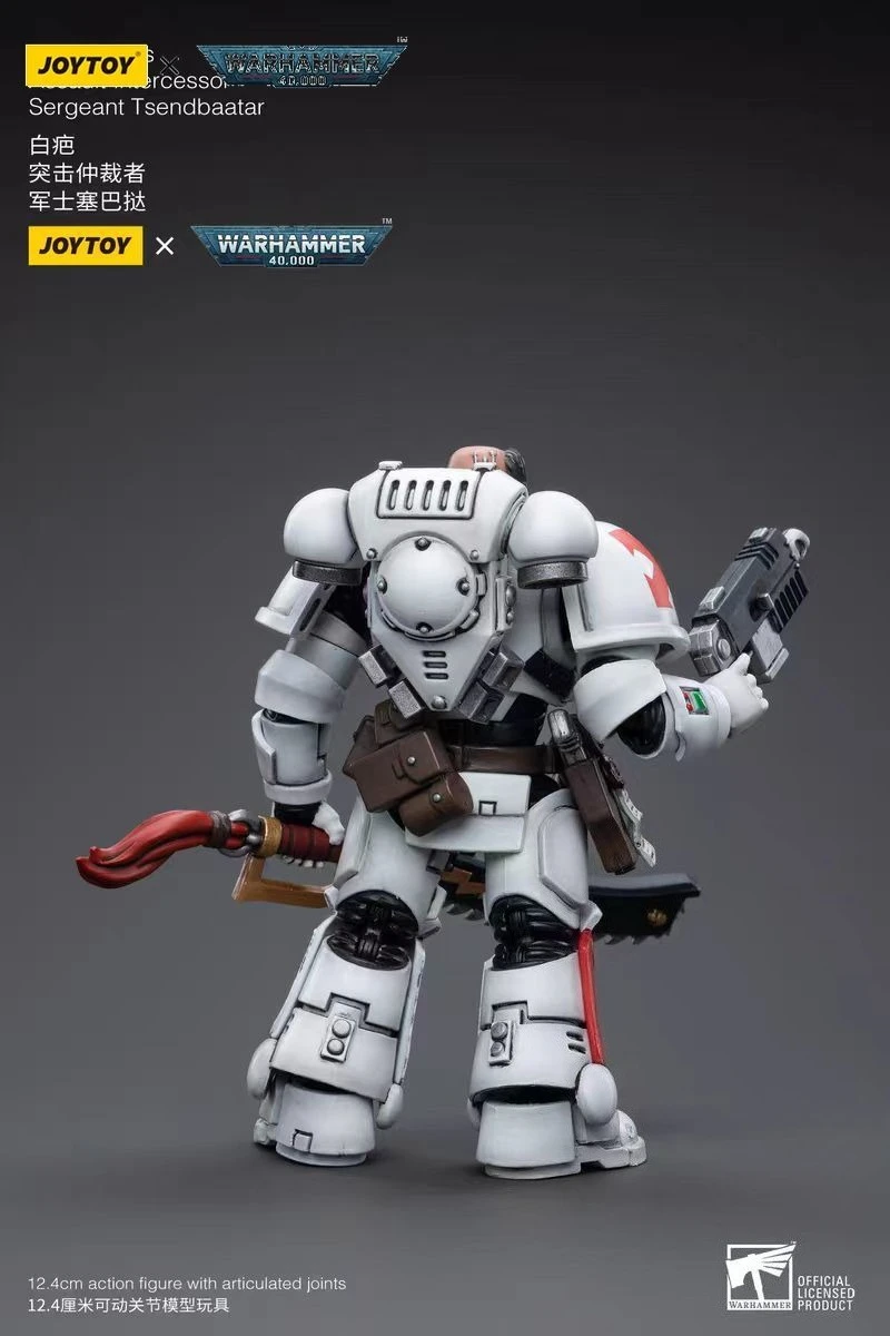 【In stock】JOYTOY 1/18 Action Figure Warhammer 40K White Scars Assault Intercessor Sergeant Tsendbaatar Model Toy Gifts 
【In stock】JOYTOY 1/18 Action Figure Warhammer 40K White Scars Assault Intercessor Sergeant Tsendbaatar Model Toy Gifts