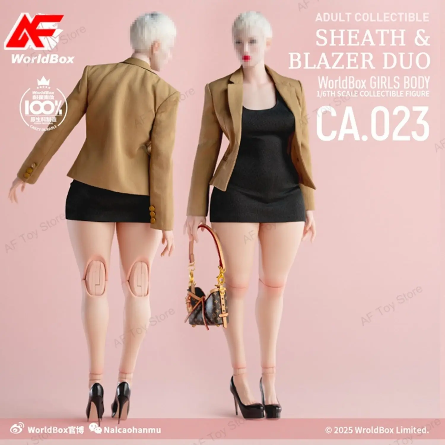 Worldbox CA023 1/6 Scale Plus-size Girl Clothing Low Cut Skirt Shoes Fit For 12'' TBL PH JO ANT Female Action Figure Body Dolls
Worldbox CA023 1/6 Scale Plus-size Girl Clothing Low Cut Skirt Shoes Fit For 12'' TBL PH JO ANT Female Action Figure Body Dolls