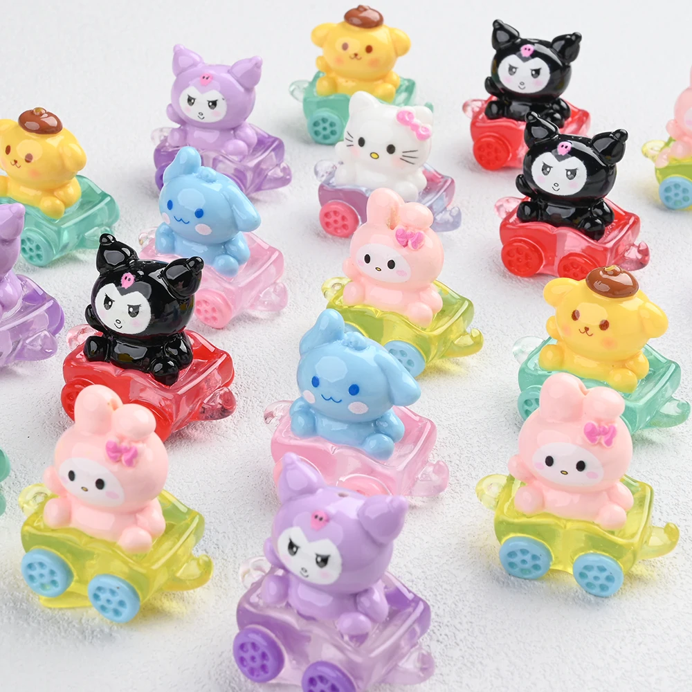 5Pcs Sanlio 3D Character Resin Bead Cute Cart Design Bead For Jewelry Making DIY Necklace Bracelet Earrings Keychain Accessories
5Pcs Sanlio 3D Character Resin Bead Cute Cart Design Bead For Jewelry Making DIY Necklace Bracelet Earrings Keychain Accessories