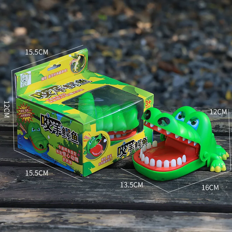 1PC Crocodile Teeth Toys Crocodile Bites Fingers Reaction Training Novelty Lucky Game Trick Decompression Toy
1PC Crocodile Teeth Toys Crocodile Bites Fingers Reaction Training Novelty Lucky Game Trick Decompression Toy
