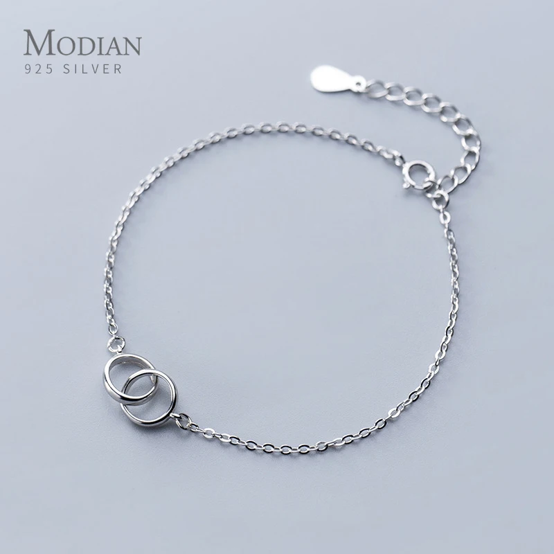 Цепочка MODIAN из стерлингового серебра 925 пробы женская, модный простой браслет на ногу с пересекающимися кольцами, Ювелирное Украшение
Цепочка MODIAN из стерлингового серебра 925 пробы женская, модный простой браслет на ногу с пересекающимися кольцами, Ювелирное Украшение