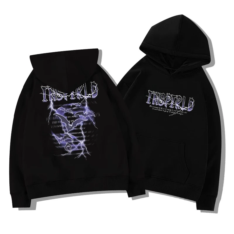 Year's Popular Lightning Letter Adult Men's Autumn Winter Fleece Warm Outdoor Loose Soft Fashion Comfortable Hooded Sweatshirt
Year's Popular Lightning Letter Adult Men's Autumn Winter Fleece Warm Outdoor Loose Soft Fashion Comfortable Hooded Sweatshirt