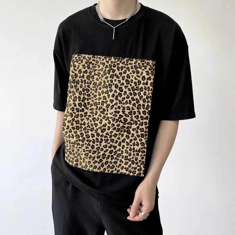 Short Sleeve T-shirt Men Summer New Korean T-shirt Men's Round Neck Loose Short Sleeve Men's Contrast Color Fashion Shirts E176
Short Sleeve T-shirt Men Summer New Korean T-shirt Men's Round Neck Loose Short Sleeve Men's Contrast Color Fashion Shirts E176