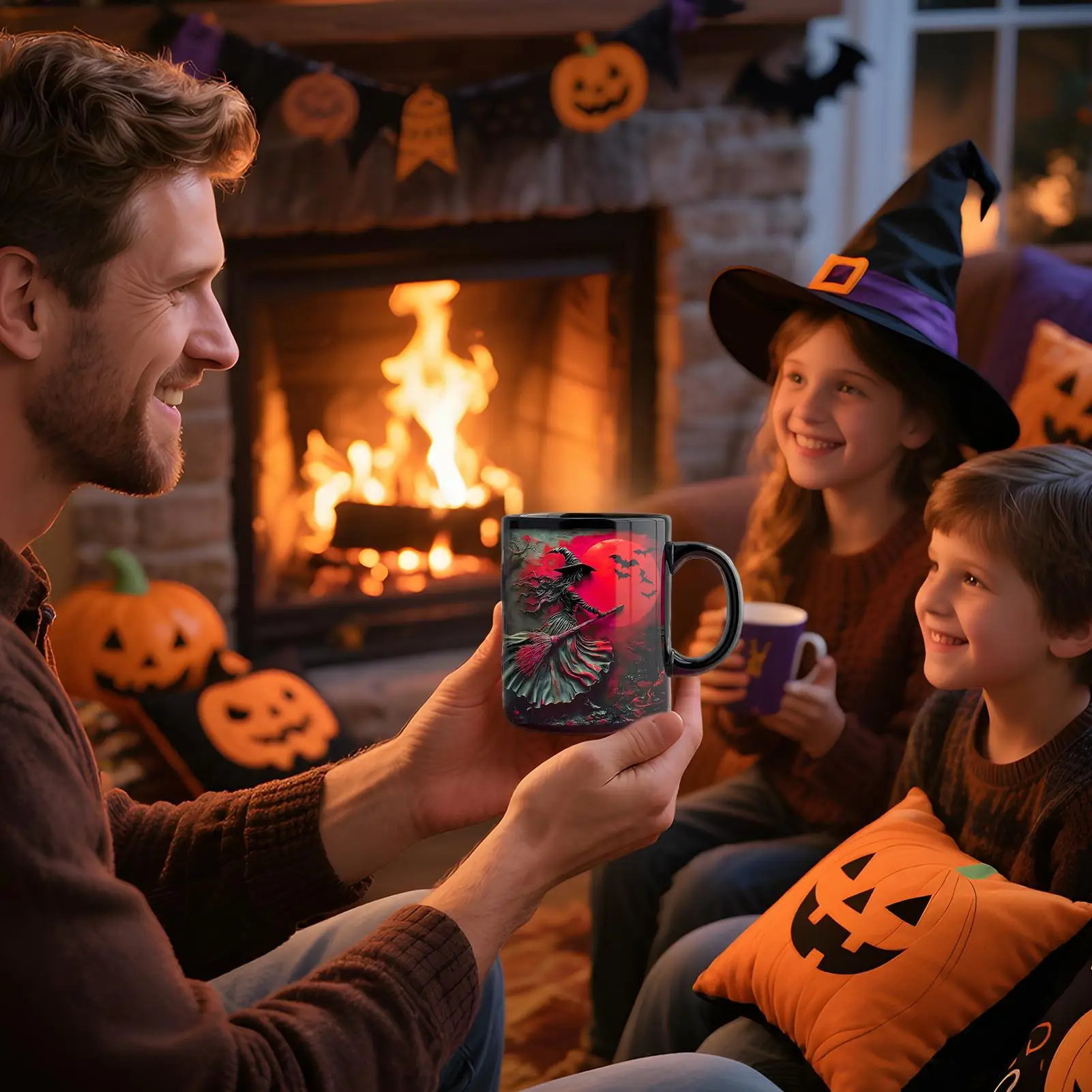 Witch Coffee Mug 325ml Halloween Mugs Ceramic Breakfast Cup for Morning Routine Birthday Party Weekend Leisure Relaxing Moments
Witch Coffee Mug 325ml Halloween Mugs Ceramic Breakfast Cup for Morning Routine Birthday Party Weekend Leisure Relaxing Moments