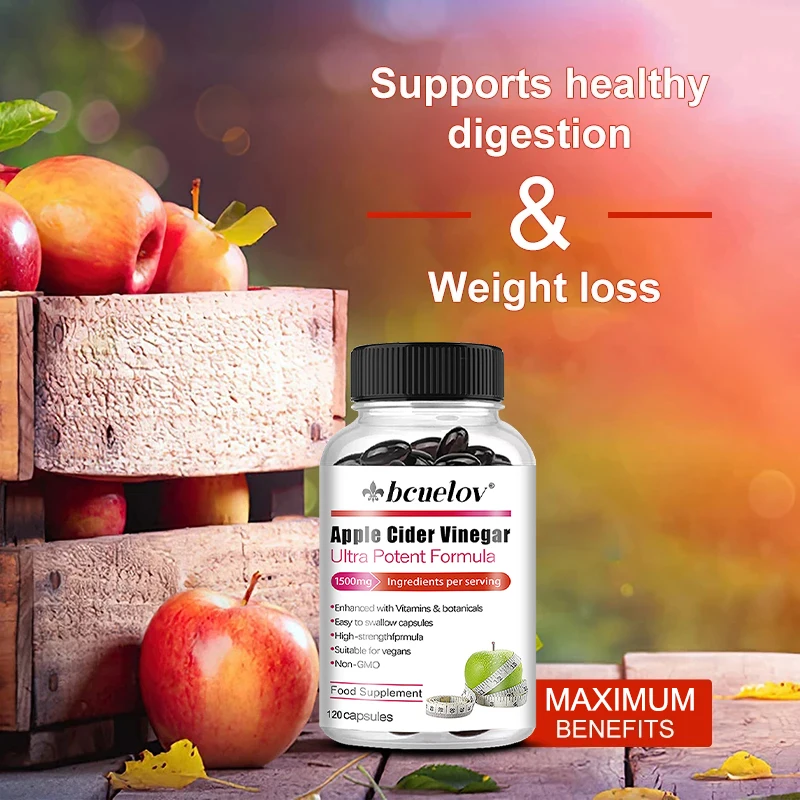 Капсулы с уксусом Apple Cider, естественное детоксикация, мощное очищение пищеварительной очистки, поддержка детоксикации и пищевари для мужчин и женщин
Капсулы с уксусом Apple Cider, естественное детоксикация, мощное очищение пищеварительной очистки, поддержка детоксикации и пищевари для мужчин и женщин