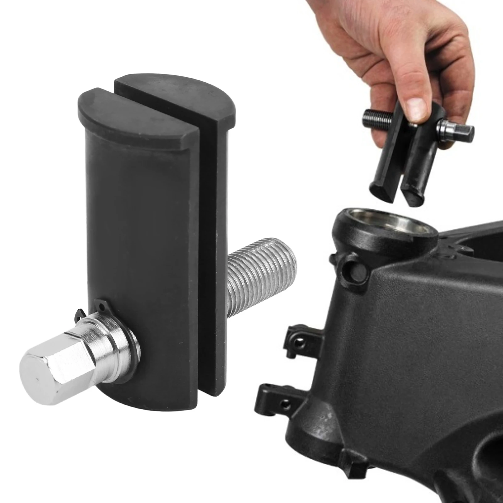 Steering Stem Bearing Race Remover,Motorcycle Steering Neck Bearing Race Removing Tool Universal for 1‑1/8in to 2‑5/8in ID Races
Steering Stem Bearing Race Remover,Motorcycle Steering Neck Bearing Race Removing Tool Universal for 1‑1/8in to 2‑5/8in ID Races