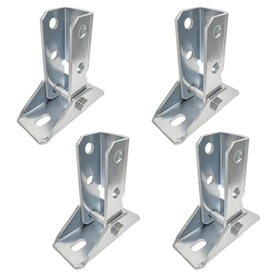Adjustable Brace Fitting180 Degree Turn Joint Connector Bracket Fit for 1/2" Bolt in 1-5/8" Strut Channel Electrogalvanized 4 P
Adjustable Brace Fitting180 Degree Turn Joint Connector Bracket Fit for 1/2" Bolt in 1-5/8" Strut Channel Electrogalvanized 4 P