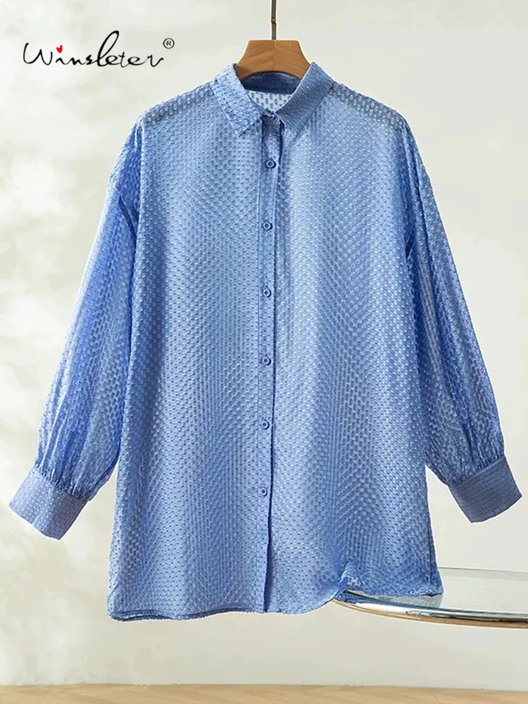 Winsleter-100%Real Silk Elegant Shirt, Cut Flower Silk, Women Versatile Casual Cool Sheer Loose Blouse, 2026 Summer New T66805CC
Winsleter-100%Real Silk Elegant Shirt, Cut Flower Silk, Women Versatile Casual Cool Sheer Loose Blouse, 2026 Summer New T66805CC