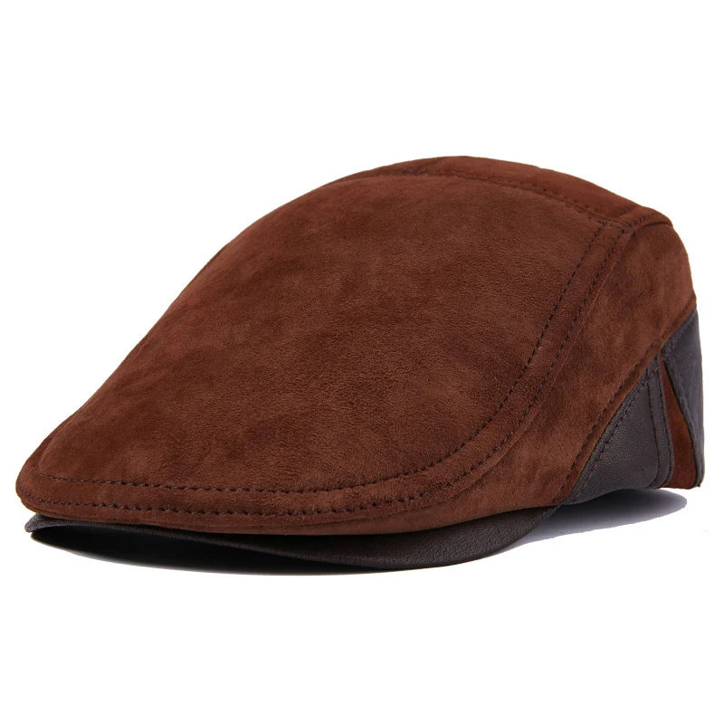 Autumn Winter Classic Top Grade Adjustable Large Size Leather Beret Cap Men Middle-Aged Gift DAD Cap Retro Fashion Women Hat
Autumn Winter Classic Top Grade Adjustable Large Size Leather Beret Cap Men Middle-Aged Gift DAD Cap Retro Fashion Women Hat
