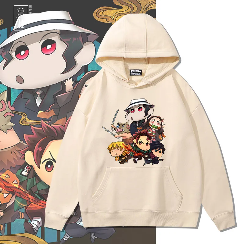 Cartoon Parody Ghost Slayer Crewne Sweatirt Men's Retro Trendy Brand Student 2024 New Loose Autumn Winter Fce Jaet
Cartoon Parody Ghost Slayer Crewne Sweatirt Men's Retro Trendy Brand Student 2024 New Loose Autumn Winter Fce Jaet