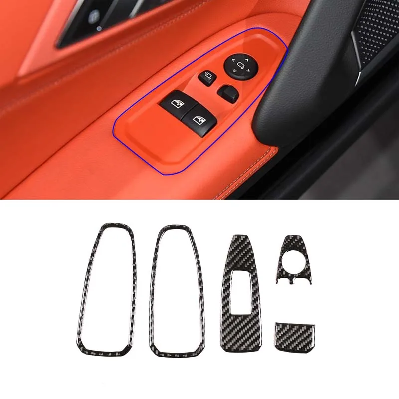 For BMW Z4 G29 2017 2018 2019 2020 Carbon Fiber Car Glass Lift Switch Frame Decorative Sticker Car Interior Accessories
For BMW Z4 G29 2017 2018 2019 2020 Carbon Fiber Car Glass Lift Switch Frame Decorative Sticker Car Interior Accessories