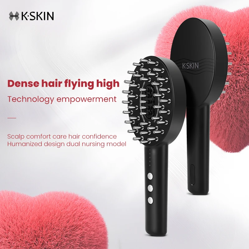 Multi-Functional Anti-Hair Loss Scalp Massager Comb:3-in-1 Microcurrent, Red/Blue Light Therapy, Vibration, 5 Modes,USB Charging
Multi-Functional Anti-Hair Loss Scalp Massager Comb:3-in-1 Microcurrent, Red/Blue Light Therapy, Vibration, 5 Modes,USB Charging