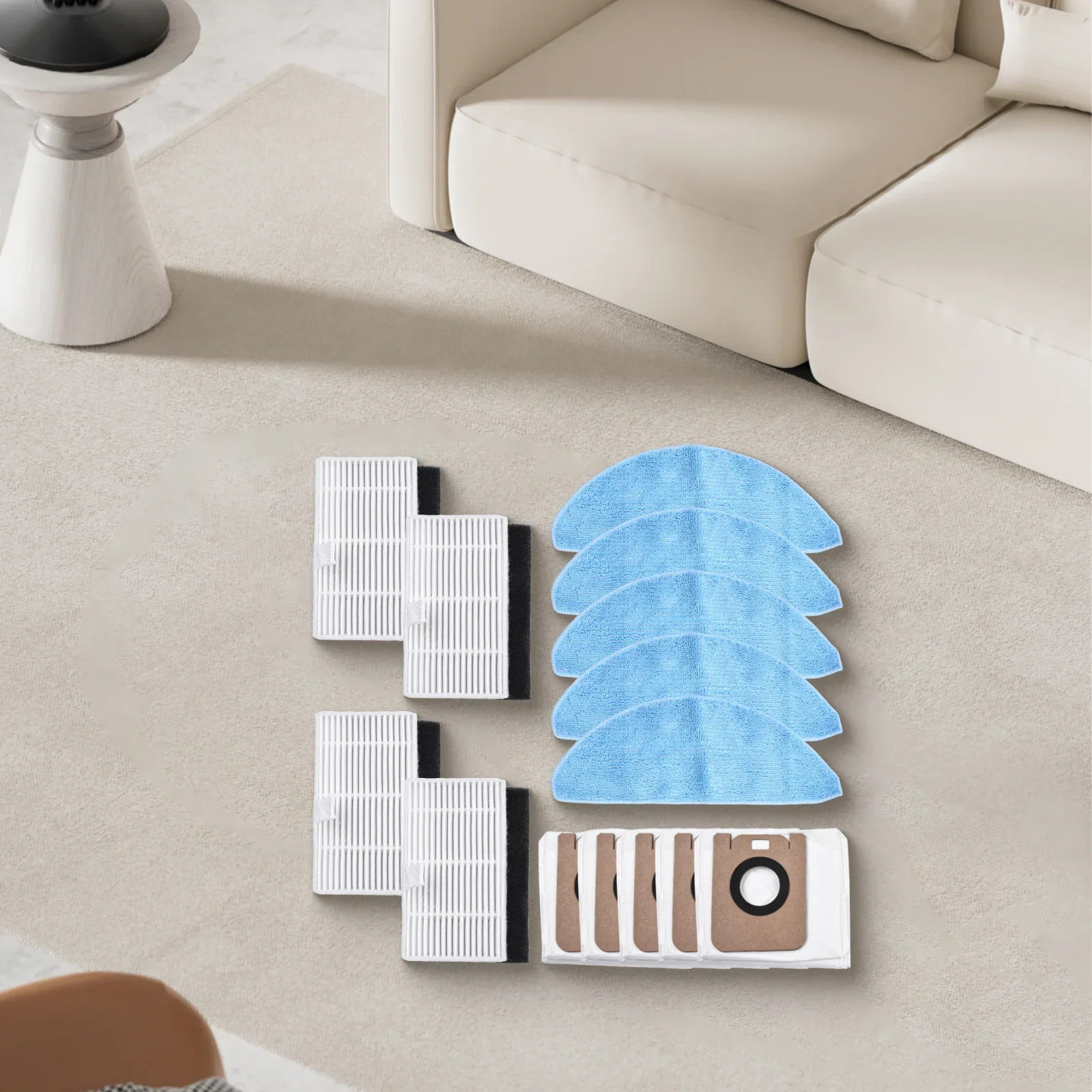 Vacuum Cleaner Filters Mop Cloth Dust Bags Kit For G7 Vacuum Cleaner Replacement Parts
Vacuum Cleaner Filters Mop Cloth Dust Bags Kit For G7 Vacuum Cleaner Replacement Parts