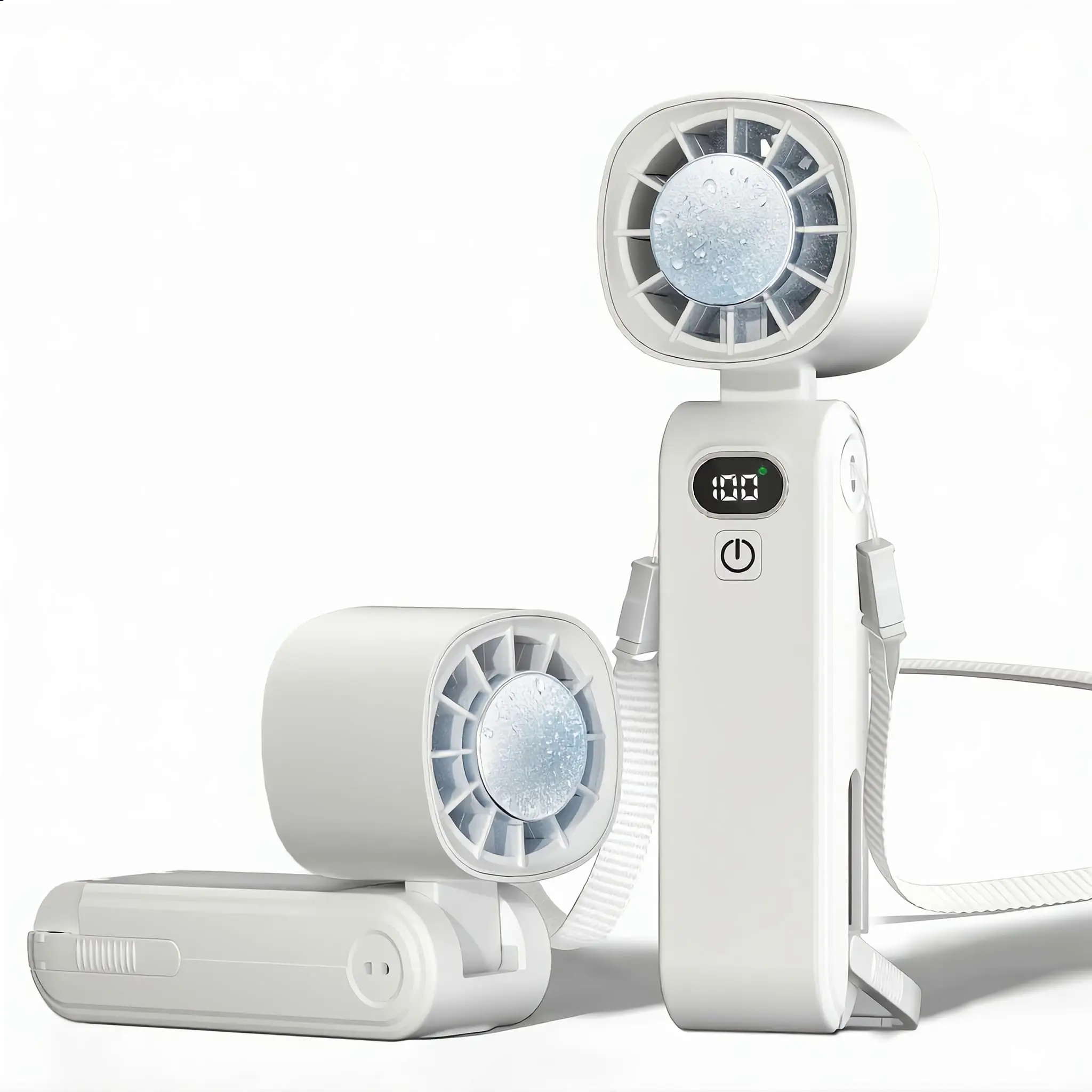 Ice Cooling Handheld Fan, Super Turbo Personal Fan, 4000mAh Rechargeable Portable Handheld Fan with Semiconductor Cooling Fan
Ice Cooling Handheld Fan, Super Turbo Personal Fan, 4000mAh Rechargeable Portable Handheld Fan with Semiconductor Cooling Fan