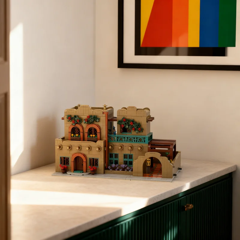 2957pcs MOC The Adobe Hostel Modular Streetscape Model Building Blocks Construction Christmas Gifts Toy Creative DIY Idea Kids
2957pcs MOC The Adobe Hostel Modular Streetscape Model Building Blocks Construction Christmas Gifts Toy Creative DIY Idea Kids