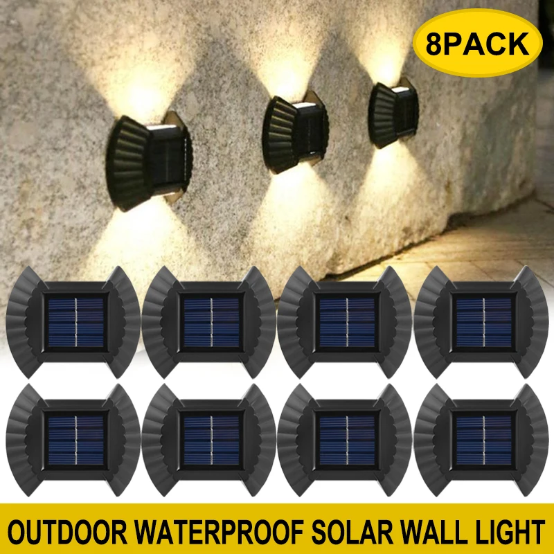 Solar LED Garden Fence Lights 2/8LED Waterproof Outdoor Decoration Deck Lights For Patio Fence Yard
Solar LED Garden Fence Lights 2/8LED Waterproof Outdoor Decoration Deck Lights For Patio Fence Yard