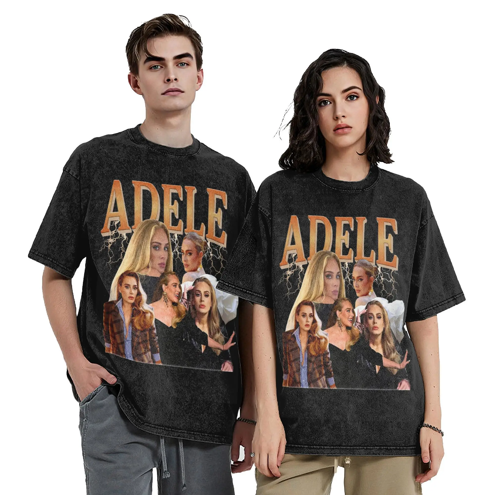 Adele Washed T Shirts Streetwear Hip Hop Vintage T-Shirt Tees Tops Men Women Short Sleeve High Street Summer
Adele Washed T Shirts Streetwear Hip Hop Vintage T-Shirt Tees Tops Men Women Short Sleeve High Street Summer