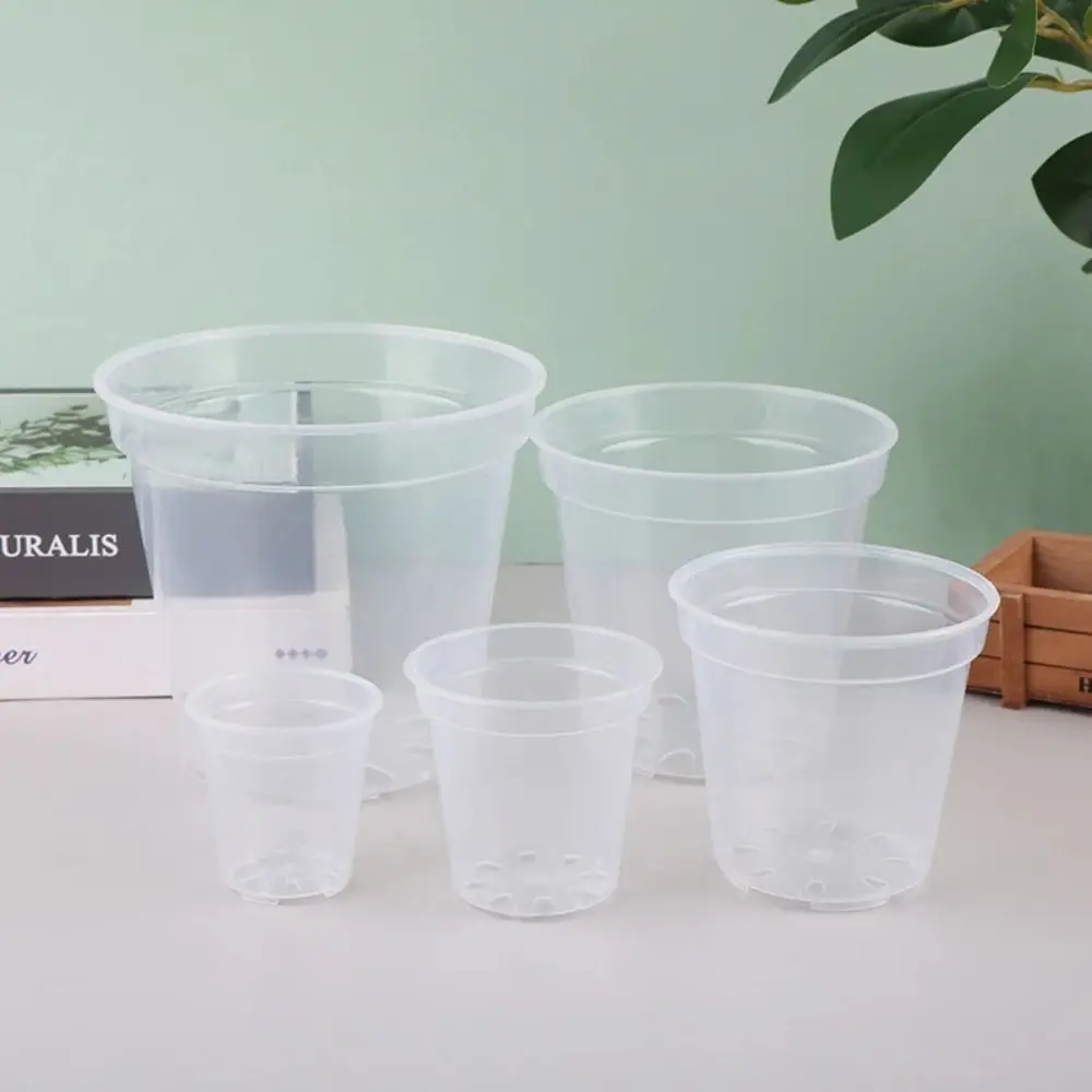 Durable DIY Planter Pot Transparent Large Capacity Round Starting Pot Anti-Deformation Plastic Orchid Nursery Container Garden
Durable DIY Planter Pot Transparent Large Capacity Round Starting Pot Anti-Deformation Plastic Orchid Nursery Container Garden