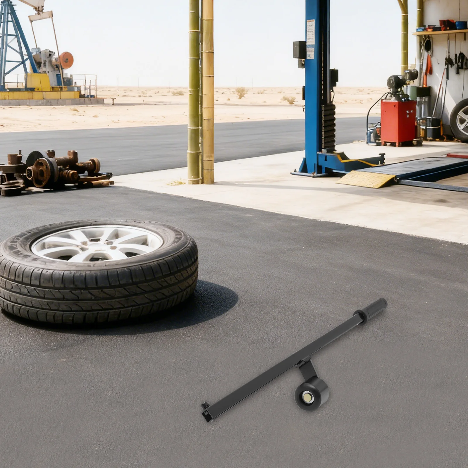 Tire Changer Accessories Pressure Bar with Mounting Kit for Removing Flat or Stiff Tires, for Auto Repair Shop
Tire Changer Accessories Pressure Bar with Mounting Kit for Removing Flat or Stiff Tires, for Auto Repair Shop