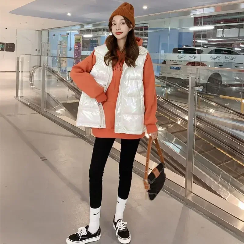 Solid Color Korean Style Waistcoat Woman Youthful Lightweight Casual Elegant Warm Sleeveless Pretty Padded Cotton Vest for Women
Solid Color Korean Style Waistcoat Woman Youthful Lightweight Casual Elegant Warm Sleeveless Pretty Padded Cotton Vest for Women