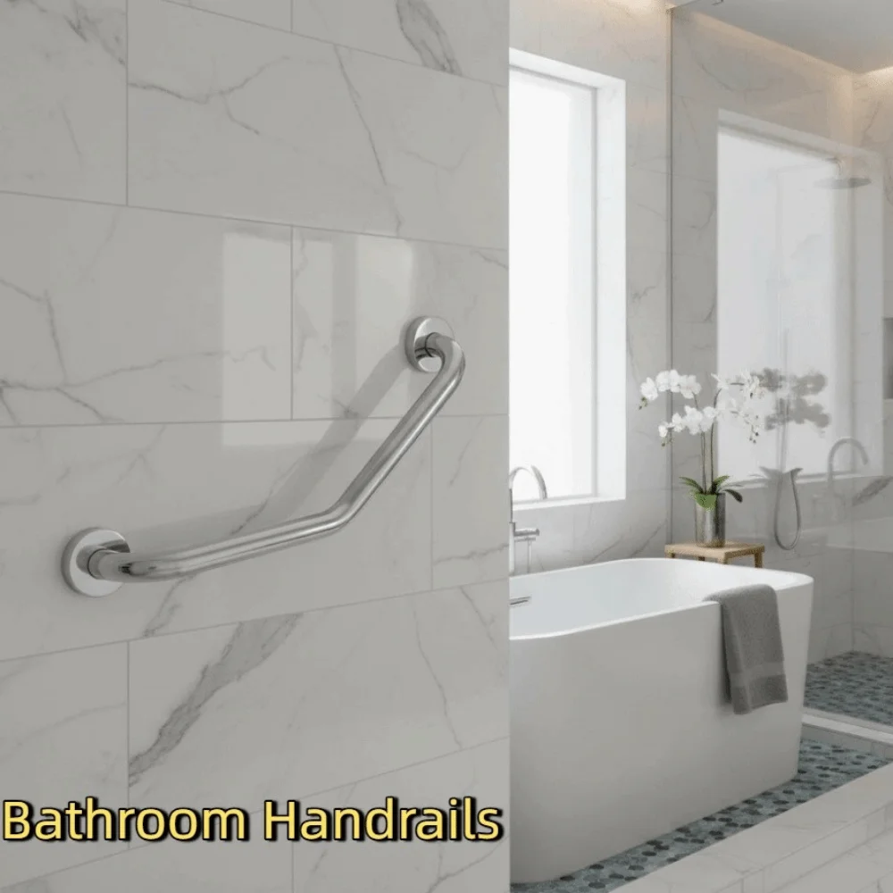 Stainless Steel Bathroom Handrails Non-Slip Grip Thicken Safety Grab Bars Advanced Auxiliary Balance Support Grab Rail
Stainless Steel Bathroom Handrails Non-Slip Grip Thicken Safety Grab Bars Advanced Auxiliary Balance Support Grab Rail