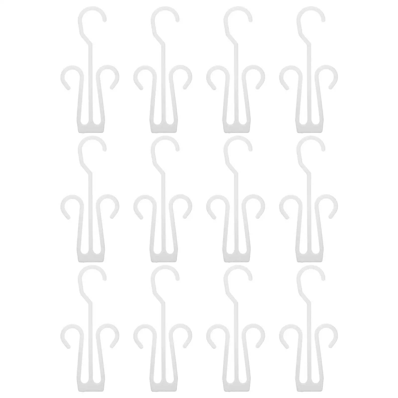 12 Pcs Plastic Shoe Hanging Organizer with Extended Hooks for Bathroom Slipper Rack Closet Storage Display
12 Pcs Plastic Shoe Hanging Organizer with Extended Hooks for Bathroom Slipper Rack Closet Storage Display