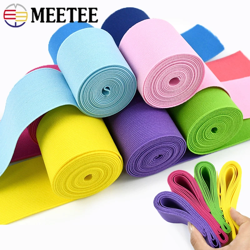 5/10Meters Meetee 20-50mm Nylon Elastic Band for Pant Clothes Waistband Bag Stretch Tape Elastics Ribbon DIY Sewing Accessories
5/10Meters Meetee 20-50mm Nylon Elastic Band for Pant Clothes Waistband Bag Stretch Tape Elastics Ribbon DIY Sewing Accessories