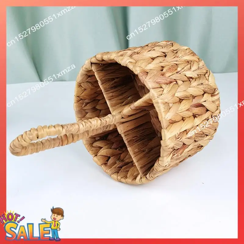 ABCL Utensil Caddy Carrier, Utensils Holder, Hand Woven Water Hyacinth Cutlery Holder For Countertop With Handle
ABCL Utensil Caddy Carrier, Utensils Holder, Hand Woven Water Hyacinth Cutlery Holder For Countertop With Handle