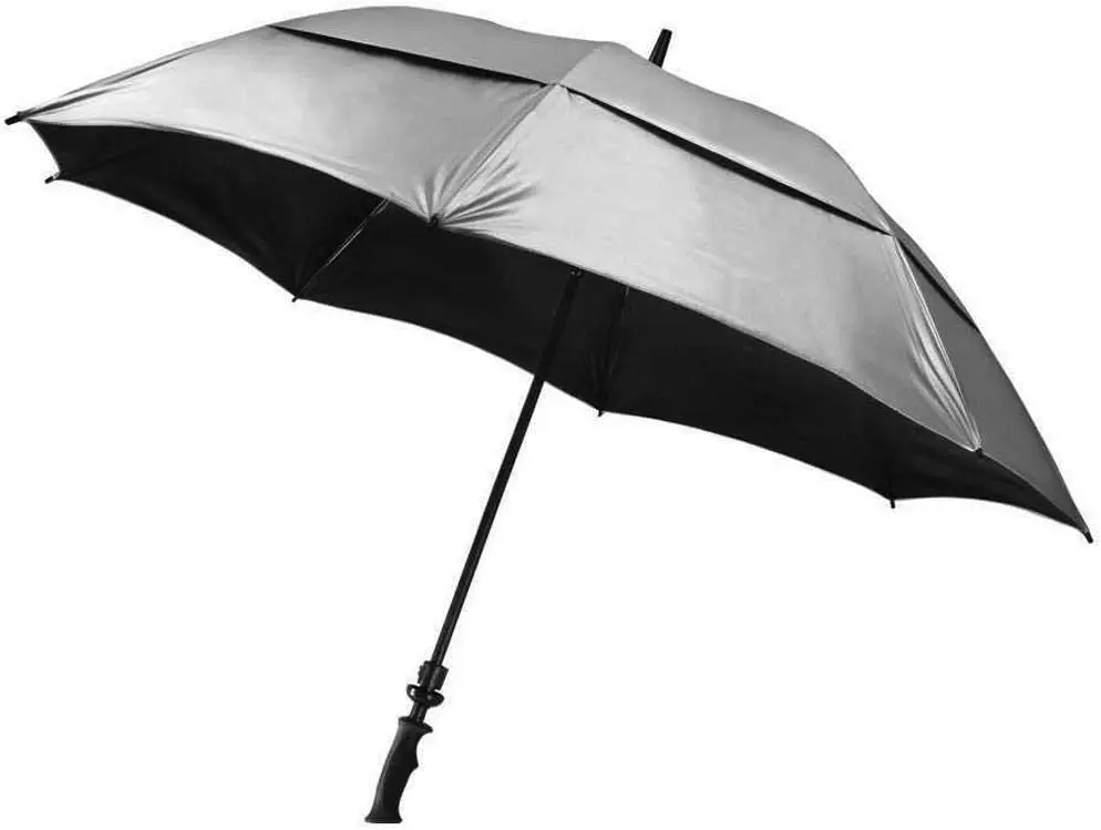 62 Inch Windproof Golf Umbrella with Double Vented Canopy, Auto Open, Ergonomic Grip
62 Inch Windproof Golf Umbrella with Double Vented Canopy, Auto Open, Ergonomic Grip