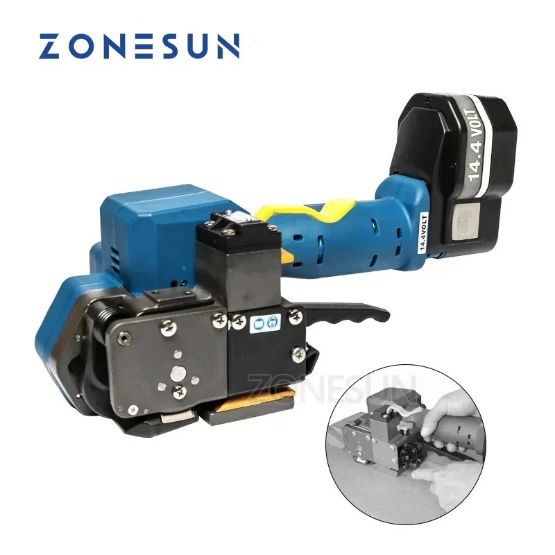 ZONESUN Z323 Portable Electric Strapping Tool Battery Powered PET/Plastic Friction Welding Hand Tools For 16-19MMPET&PP strap
ZONESUN Z323 Portable Electric Strapping Tool Battery Powered PET/Plastic Friction Welding Hand Tools For 16-19MMPET&PP strap