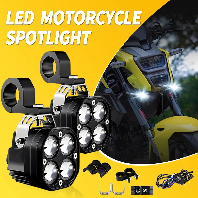 1 комплект светодиодных прожекторов для Honda MSX125 MSX 125 Grom 2014-2018, противотуманные фары 80 Вт, автомобильные универсальные вспомогательные мотолампы для вождения
1 комплект светодиодных прожекторов для Honda MSX125 MSX 125 Grom 2014-2018, противотуманные фары 80 Вт, автомобильные универсальные вспомогательные мотолампы для вождения