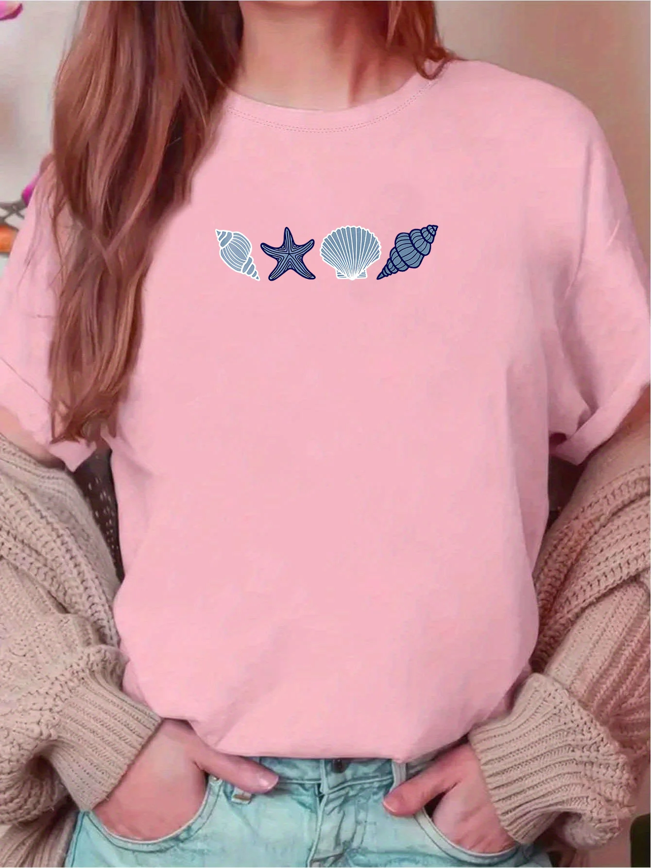 One Cute Comfort Colors SeaShell Shirt Beach for Women Summer Aesthetic Gift Ocean Lover Printed Graphic Top Aesthetic Clothes
One Cute Comfort Colors SeaShell Shirt Beach for Women Summer Aesthetic Gift Ocean Lover Printed Graphic Top Aesthetic Clothes