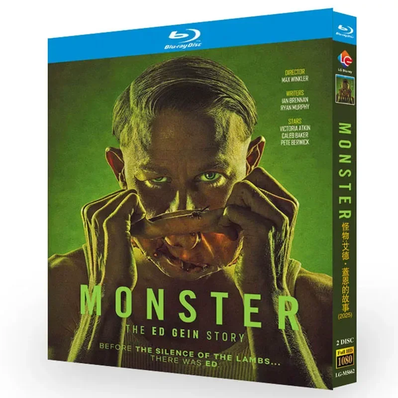 BD Blu-ray High Definition American TV Series Monster The Story of Ed Gein 2 Disc Box
BD Blu-ray High Definition American TV Series Monster The Story of Ed Gein 2 Disc Box