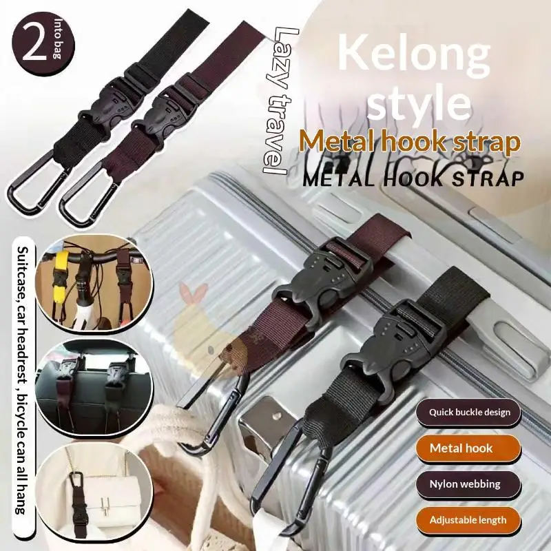 1PC Polyester Luggage Hook Adjustable Hanging Buckle Portable Space Saving Travel Bag Accessory For Suitcase Backpack
1PC Polyester Luggage Hook Adjustable Hanging Buckle Portable Space Saving Travel Bag Accessory For Suitcase Backpack