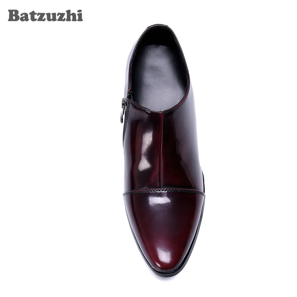 Batzuzhi 7cm High Heels Formal Leather Shoes Pointed Toe Leather Ankle Boots Men Botas Hombre Party and Wedding Footwear for Men
Batzuzhi 7cm High Heels Formal Leather Shoes Pointed Toe Leather Ankle Boots Men Botas Hombre Party and Wedding Footwear for Men