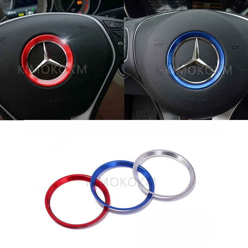 1PCS Steering Wheel Badge Decorative Ring Sticker For Mercedes-Benz A B C E S GLS GLC CLA GLA GLE-class Center Decoration Cover
1PCS Steering Wheel Badge Decorative Ring Sticker For Mercedes-Benz A B C E S GLS GLC CLA GLA GLE-class Center Decoration Cover